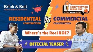 Real Estate Investment: Residential v/s Commercial - Which gives better ROI? (Teaser)