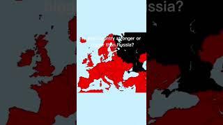 Is your country bigger or stronger than Russia #europe #geography #gdp #country #strong #big #russia