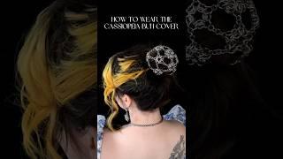 How to Wear a Chainmaille Bun Cover | #chainmaille #chainmail #jewelry