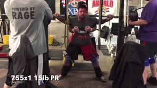 Aaron Palko shits and pukes squatting 805!