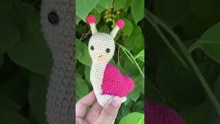 Милая улиточка ️ #вязаныеигрушки #игрушкиназаказ #amigurumi #crochet #бебибокс #вязание