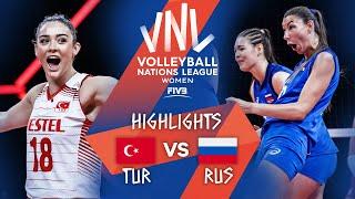 TUR vs. RUS - Highlights Week 3 | Women's VNL 2021