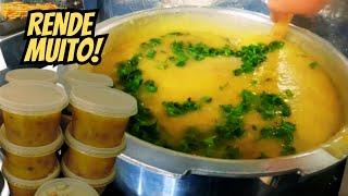 COMO FAZER CALDO DE MANDIOCA COM COSTELA DESFIADA - CALDOS PARA VENDER