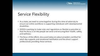 DODD Guidance for Providers and County Boards