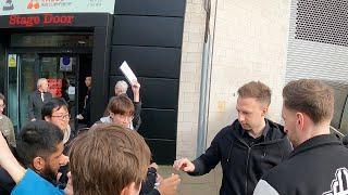 Judd Trump Meets Fan Outside the Crucible - 2024 World Snooker Championship