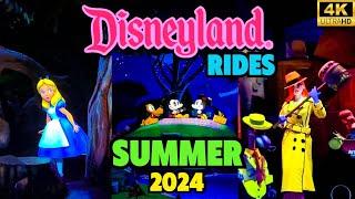 Disneyland Rides Summer 2024 || 4K Disney Ride POVs