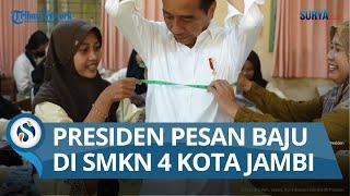 GEMETAR, Siswi SMKN 4 Kota Jambi Gemetaran, Diminta Ukur Badan Presiden untuk Bikinkan Baju