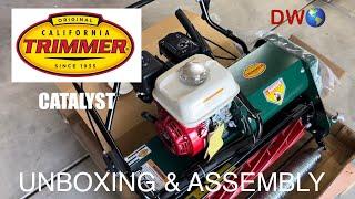 25 inch California Trimmer Catalyst - Unboxing & Assembly DW S3:E8 #reelmower #lawncare #grass