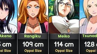 Biggest OPPAI In Anime Girls Ranked! (2024)