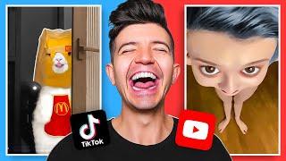 World’s *FUNNIEST* TikToks vs Shorts