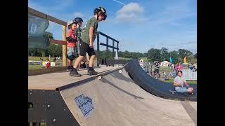 Henry skateboarding at GoneWild Festival, Norfolk, with @SkateTillYouPuke@kingrampedits