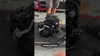 Rebuilt RD500 engine. Guess the frame it’s going into.  #rd500 #yamahard500 #rzv500 #2stroke