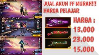 Jual akun ff murah meriah harga kantong pelajar | Jual Akun Free Fire sultan sg2