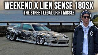 Drifting in Style: Stanced and Street Legal 180SX | 4K