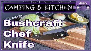 Bushcraft Chef Knife for Camping & the Kitchen - Maxsa