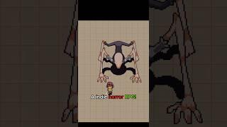 Indie RPG with horror elements sprinting enemy #pixelart #horrorgaming #jrpg #indiegame #backrooms