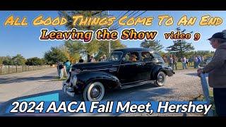 2024 AACA Fall Meet Car Show Leaving the Show Hershey Car Show Video 9