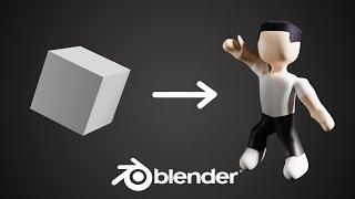 How to Create a Low Poly Character in Blender in 1 Minute