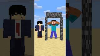 HELP Herobrine To Power Up And Break The Bedrock #friendship #shorts #trending #anime