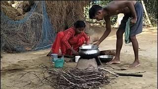 Village Life Cooking Food Eating Pakhala Lunch@tusuzupuvlogs