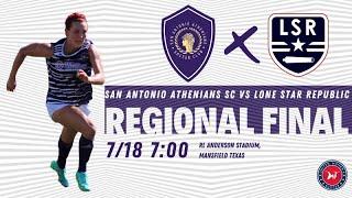 UWS Regional Final: Athenians 1-0 Lone Star Republic