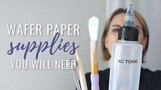 Cake decorating supplies you need to make wafer paper flowers | Florea Cakes