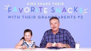 Kids Share Their Favorite Snack With Their Grandparents: Round 2 | Kids Try | HiHo Kids