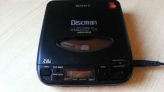 It's a Sony Discman D-33 vintage 1991