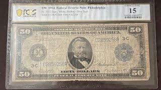 1914 $50 Federal Reserve Note