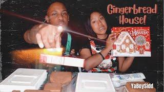 BUILDING GINGERBREAD HOUSES!!! | MERRY CHRISTMAS  | GINGERBREAD HOUSE CHALLENGE | YABOYSIDD