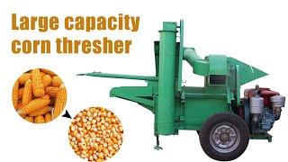 Large Capacity Corn Thresher | Maize Corn Threshing Machine from Taizy 2022 #corn #maize