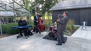 Jazz Quartet during wedding cocktail hour ~ Columbus Musicians, LLC