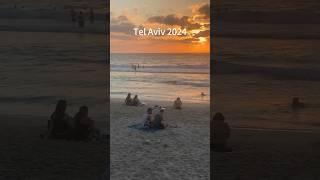 Tel Aviv Beach the weekend before Iran attack  Israel at war   #travel #telaviv