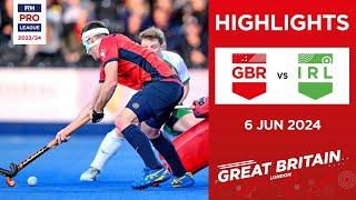 FIH Hockey Pro League 2023/24 Highlights - Great Britain vs Ireland (M) | Match 2