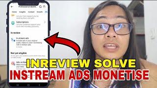 INREVIEW SOLVE INSTREAM ADS MONETIZATION