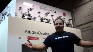 Paul Swift spin bike industry icon visits Studiocycles World Headquarters Jan 2013