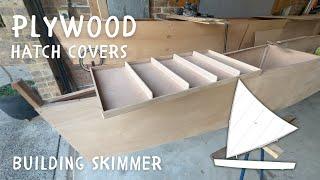 DIY plywood catamaran Ep.14 - making plywood boat hatches