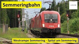 Semmeringbahn (Südrampe) Westrampe: Unterwegs zwischen Semmering und Mürzzuschlag  |  Alex E