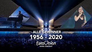 ESC ALLE GEWINNER 1956 - 2021 | Eurovision Song Contest