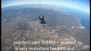 Kitkatpenn doing a  DAre devil  sky dive in SPAIN..