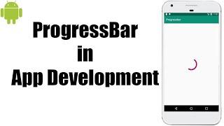 Progress Bar in Android Studio | Android Tutorial for beginner | How to