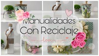 Mira que Hermosas MANUALIDADES para Decorar tu HOGAR ️ /Ideas Recicladas / Artesanato reciclado