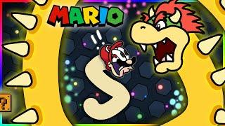 Mario Bros Slither.io Cartoon【Mario Cartoon Animation】