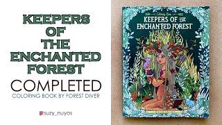 [Completed Coloring Book] Keepers of the Enchanted Forest by Forest Diver