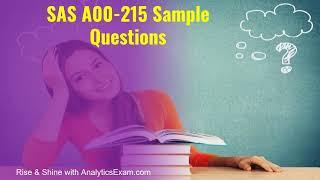 SAS Programming Fundamentals (A00-215) Exam | Expert Tips & Tricks