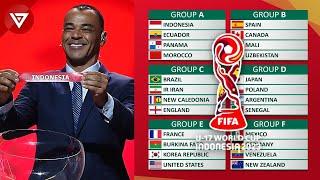 Draw Result FIFA U17 World Cup 2023 Group Stage
