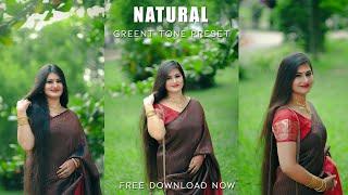 Photoshop Natural Green Preset / Photoshop cc Color Tone preset XMP - Free Download Now