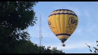 Heteluchtballon botst bijna tegen zendmast