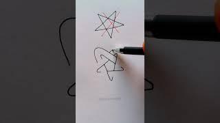 How To Draw Star Like Pro #shorts #shortsfeed #youtubeshorts #art