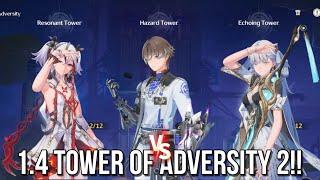 1.4 Tower of Adversity Phase 2 VS Camellya Xiangli Yao & Jinhsi!!! Wuthering Waves 1.4